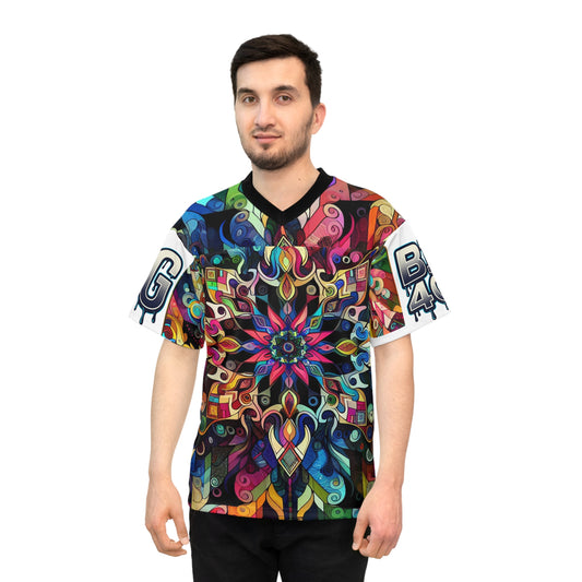 Big 40 Kaleido Abstract Football Jersey