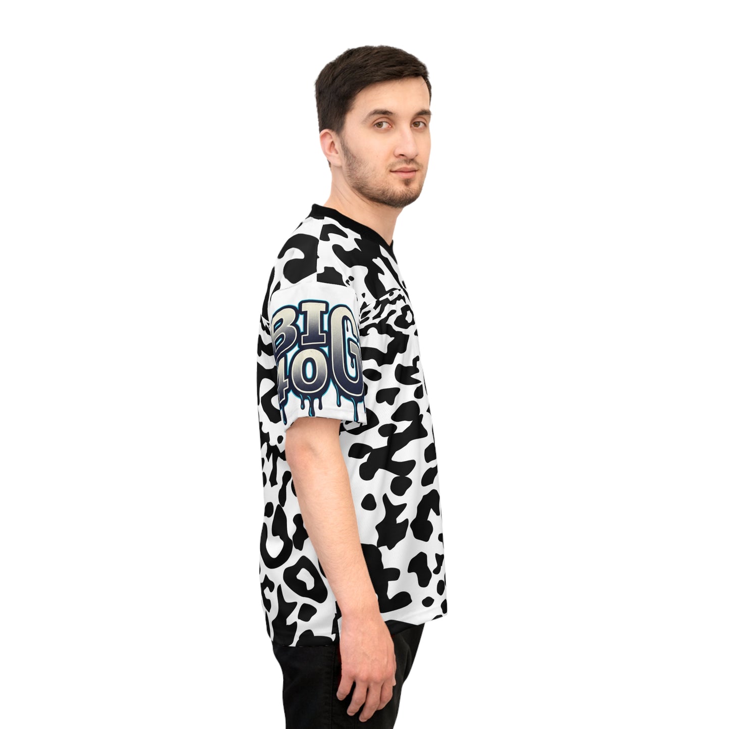 Debra Zibra Camo Abstract Football Jersey