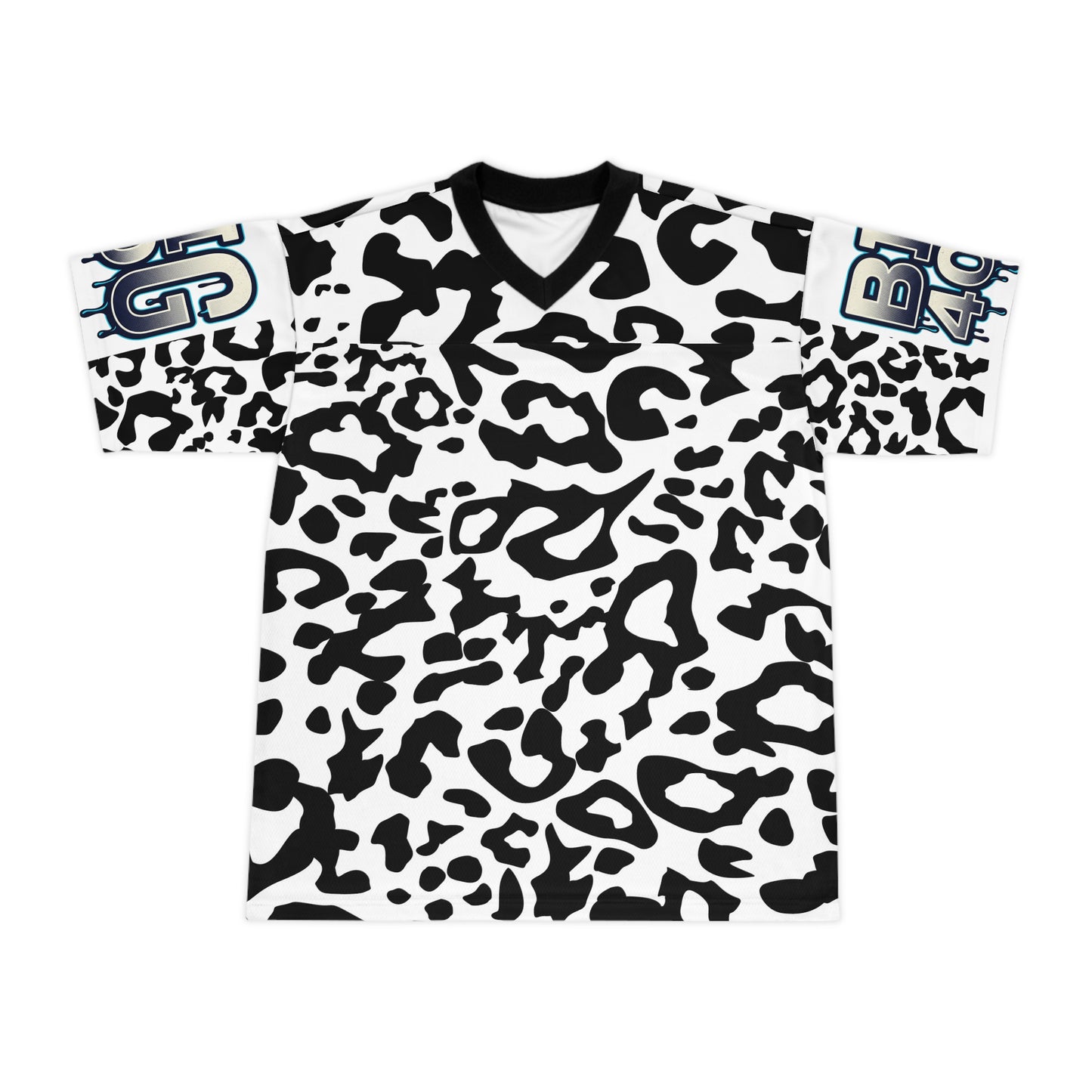 Debra Zibra Camo Abstract Football Jersey