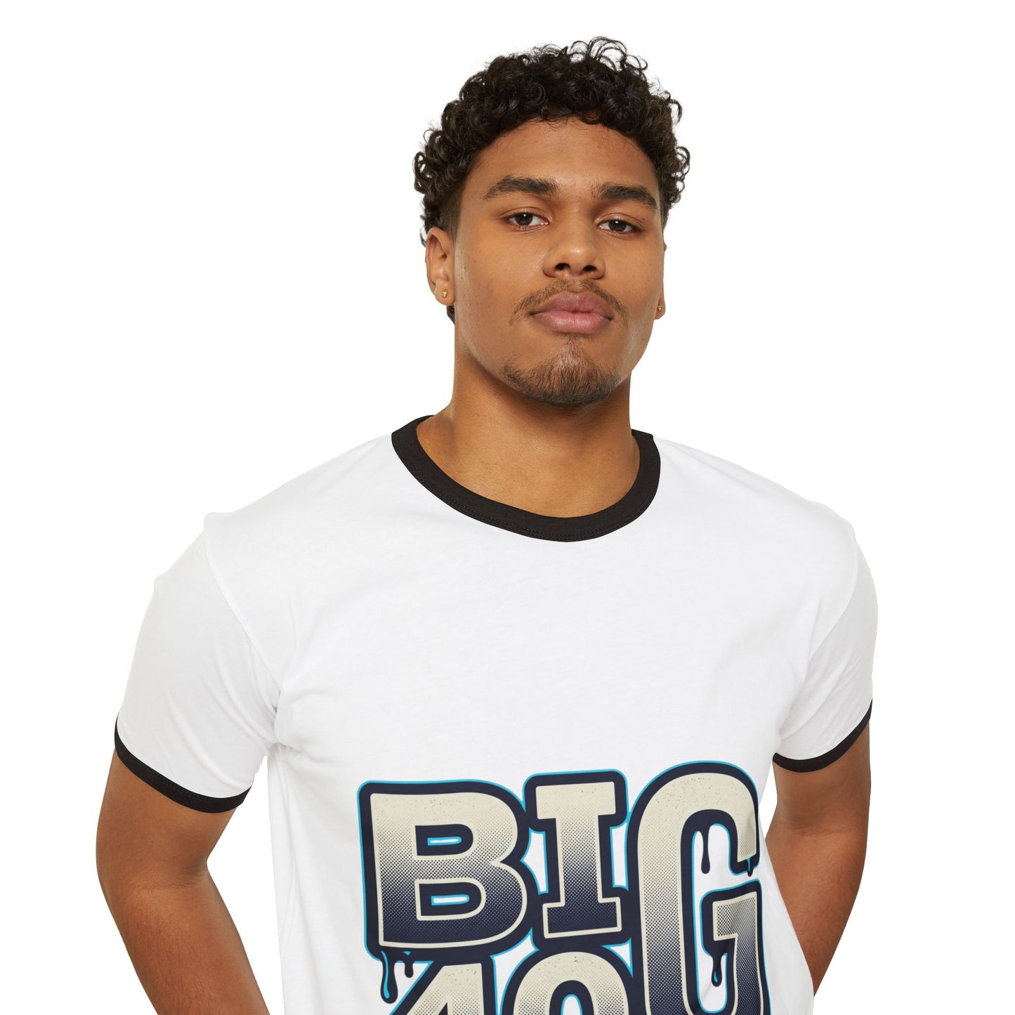 Dragon 'Big 40' Graphic Ringer T-Shirt