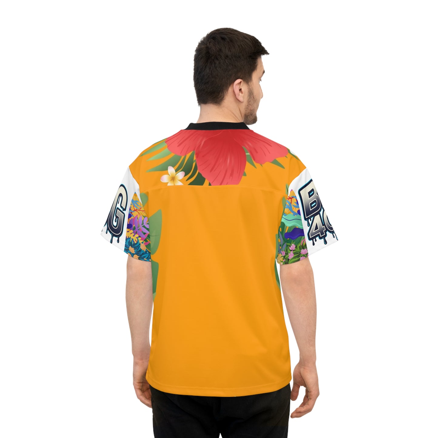Big 40 Flower Abstract Football Jersey