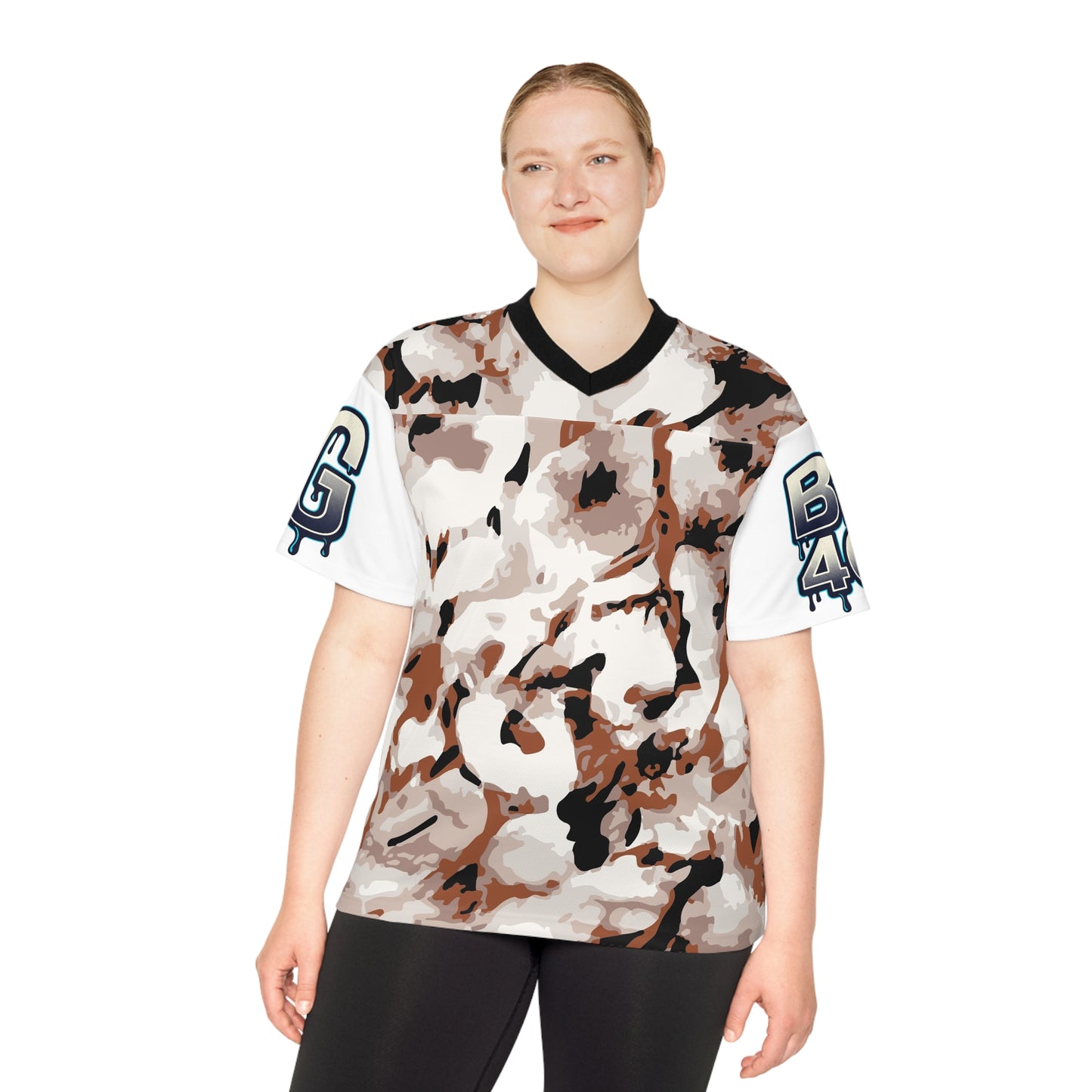 Camo Abstract Football Jersey