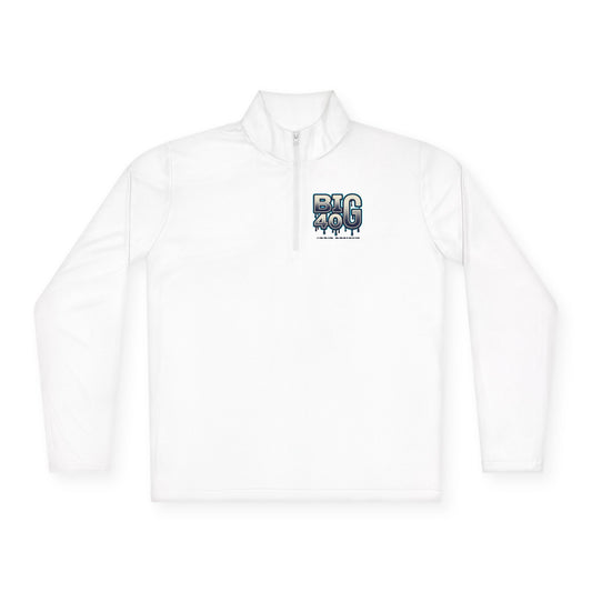 Quarter-Zip Pullover — 'BIG 40' Drip Graphic Pullover