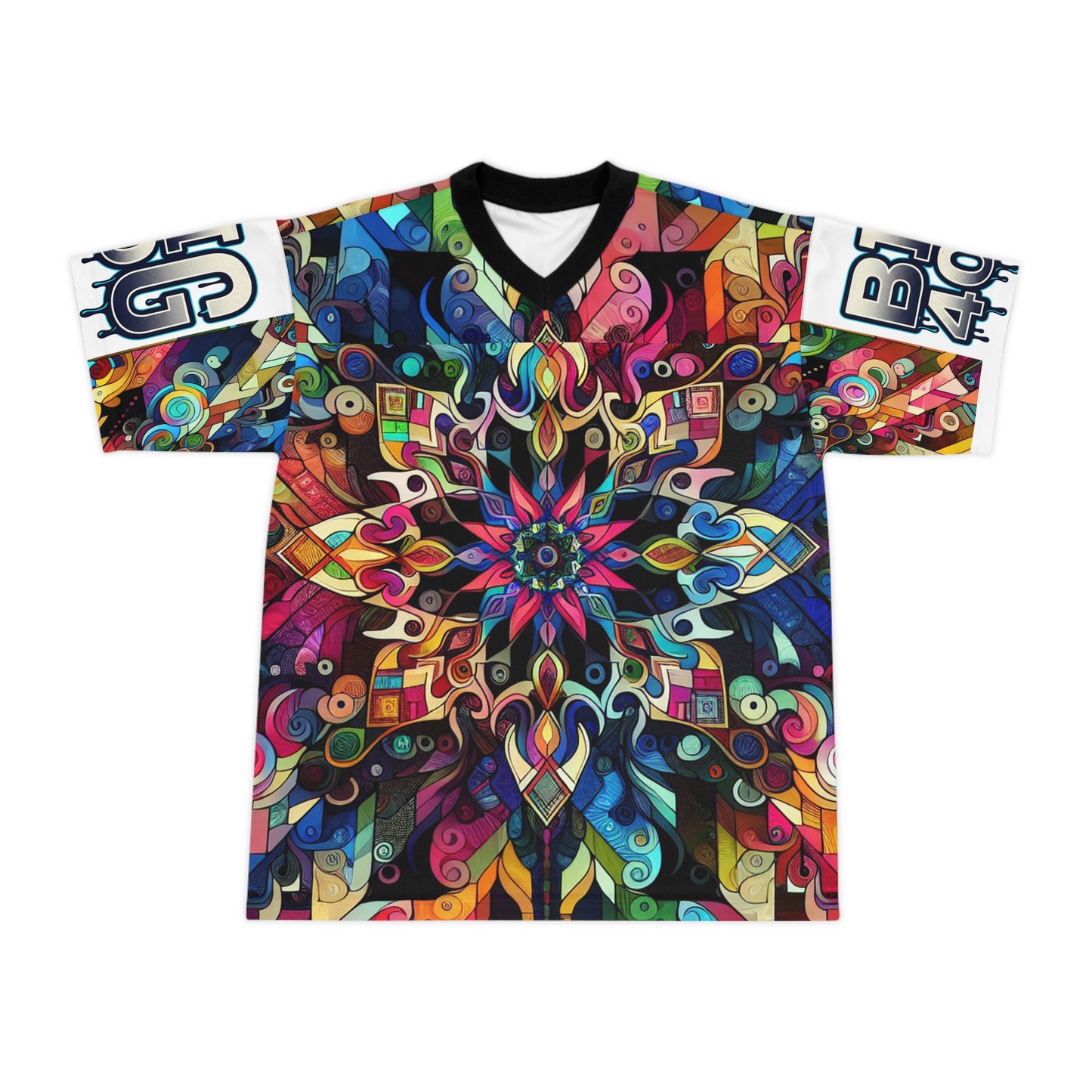Big 40 Kaleido Abstract Football Jersey