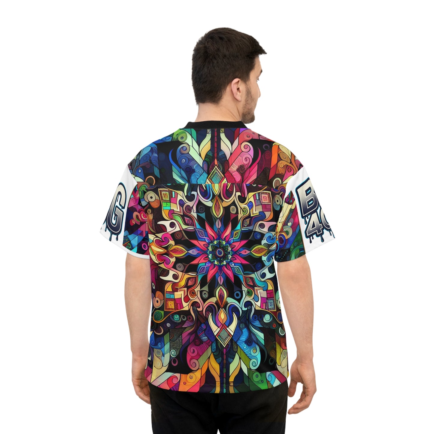 Big 40 Kaleido Abstract Football Jersey