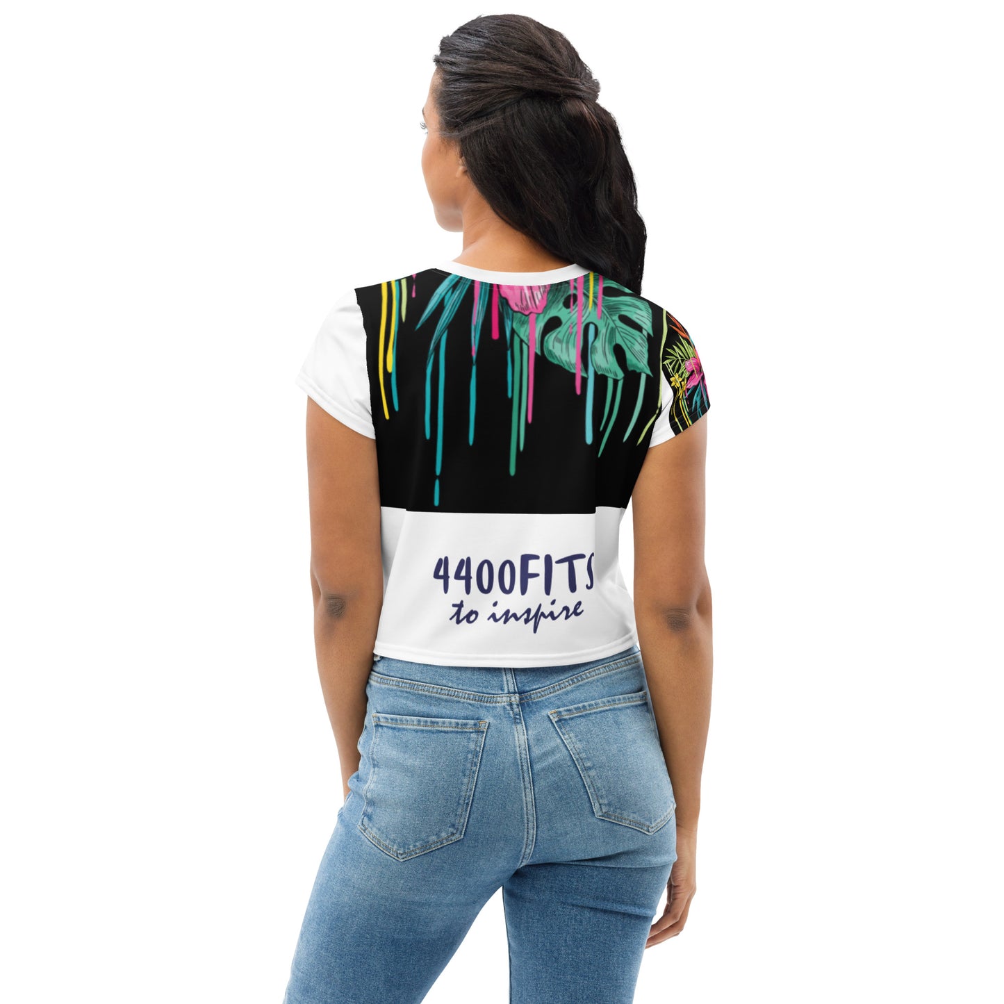 All-Over Print Crop Tee