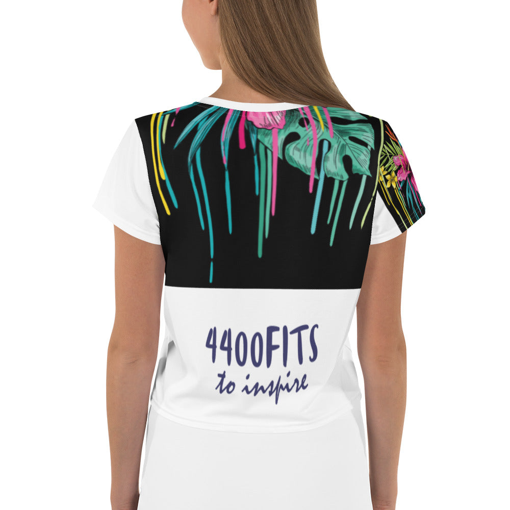 All-Over Print Crop Tee