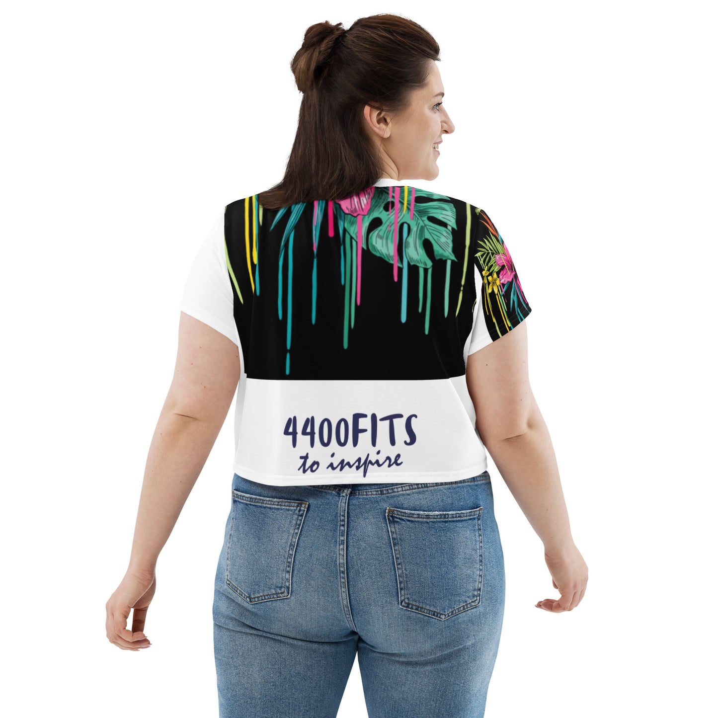 All-Over Print Crop Tee