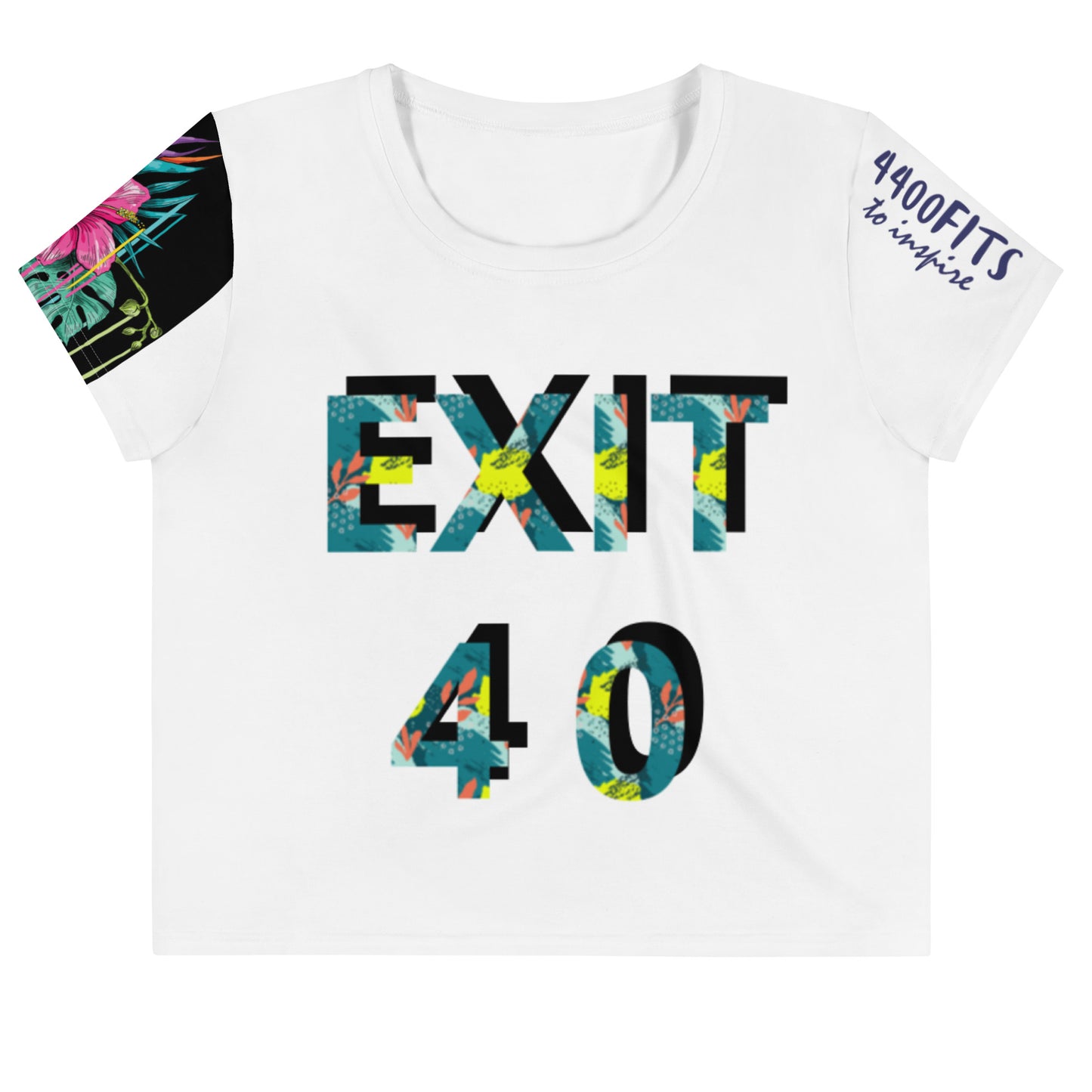 All-Over Print Crop Tee