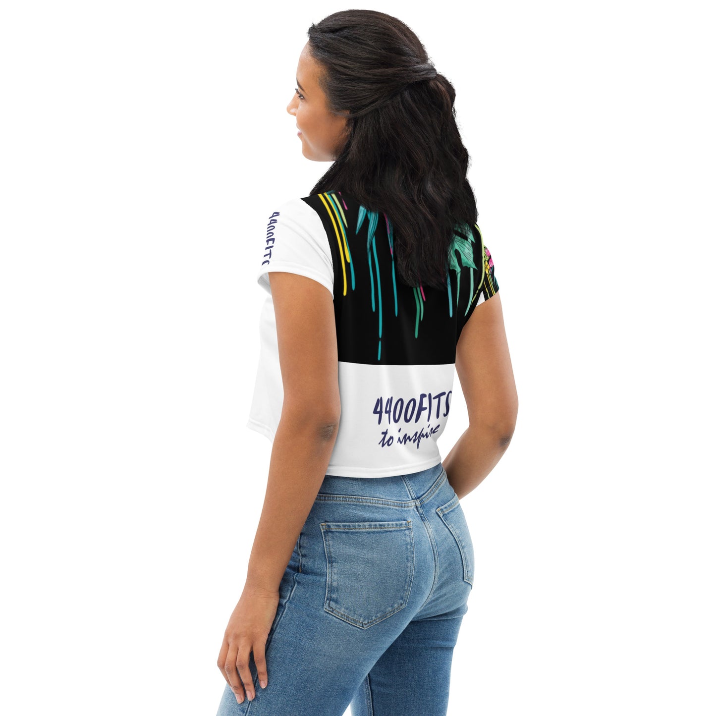All-Over Print Crop Tee
